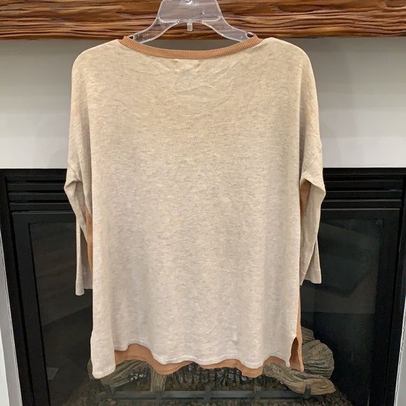 {Old Navy}Sz M Camel/Oatmeal Raglan Sleeve Sweater - Picture 4 of 6